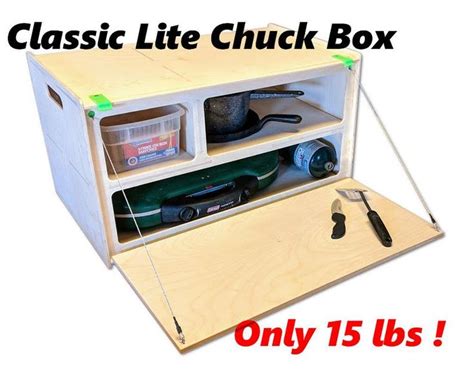 Classic Lite Chuck Box Etsy Chuck Box Chuck Box Plans Outdoor