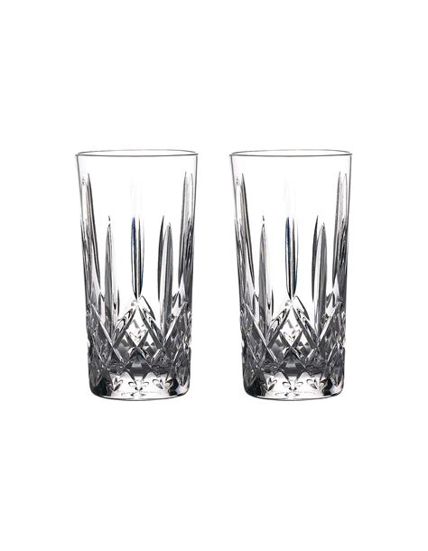 Glassware Waterford Crystal Gin Journey Lismore Hi Ball Pair ~ Karanowood