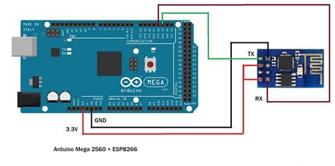 Wiring The Cable Wiring Esp8266 To Arduino Uno