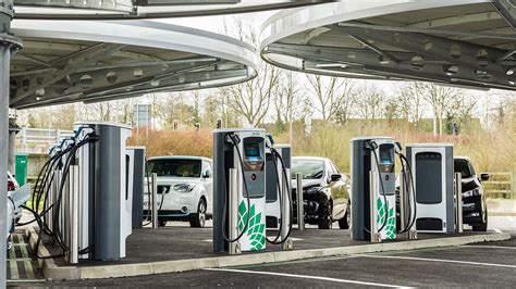Britains Biggest Electric Car Rapid Charge Hub Is Now Open