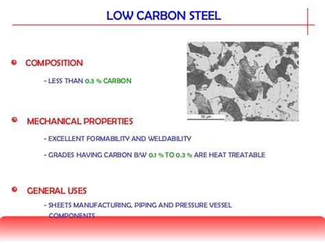 Adding alloys can give low carbon steel different properties without massively impacting weight. INDUSTRIAL & FERTILIZER MATERIALS