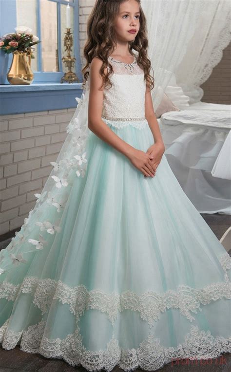 Princess Sleeveless Kids Prom Dress For Girls Ch0107 Uk