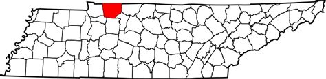 Image Map Of Tennessee Highlighting Montgomery County