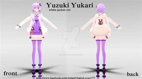 Mmd Yuzuki Yukari White Jacket Version Download By Melodysquad On