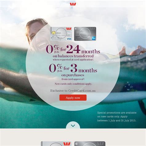 Maybe you would like to learn more about one of these? Westpac Altitude Platinum Credit Card - 0% for 24 Month Balance Transfer Offer - OzBargain