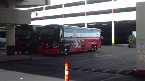The Bolt Bus Parked At Las Vegas Greyhound Station Youtube