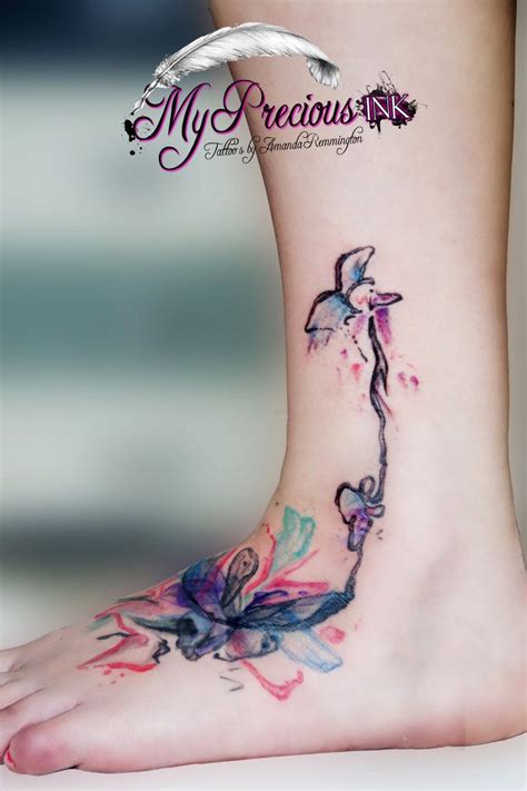Watercolor Lily Tattoo By Mentjuh Tattoos Watercolor