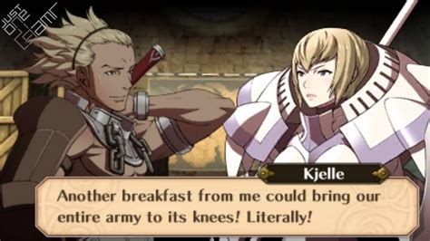 Fire Emblem Awakening Vaike And Kjelle Support Conversations Youtube