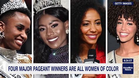Miss Universe Miss Usa Miss Teen Usa Miss America And Miss World Are All Black Women Cnn