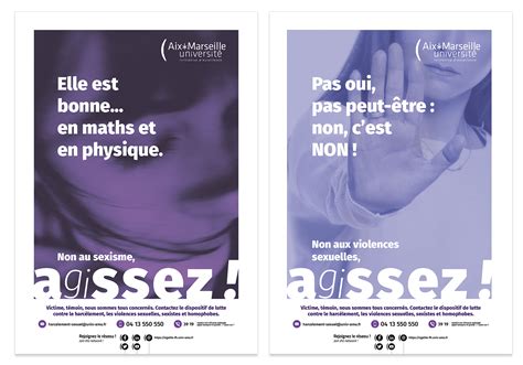 Campagne De Lutte Contre Le Harcèlement Sexuel Et Les Discriminations 2020 Aix Marseille