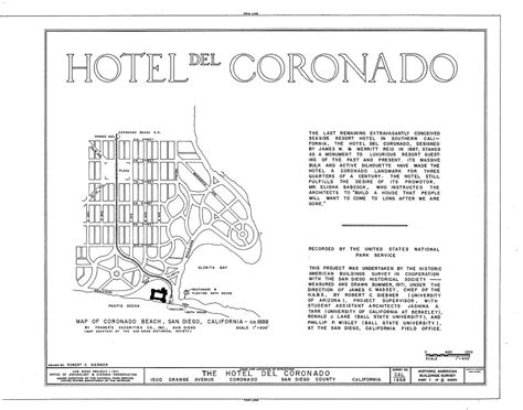 1 Cover Sheet Hotel Del Coronado 1500 Orange Avenue Coronado San