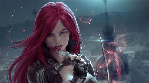 Redhead Fantasy Warrior Girl With Sword 4k Hd Fantasy