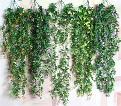 After all, having your living room as a background to. 2pcs Artificial Hanging Eucalyptus Flower Vine Ivy Garland ...