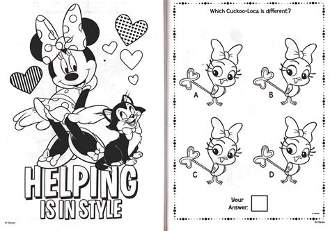 Disney Mickey Friends And Minnie Mouse Jumbo Coloring And Activity Book