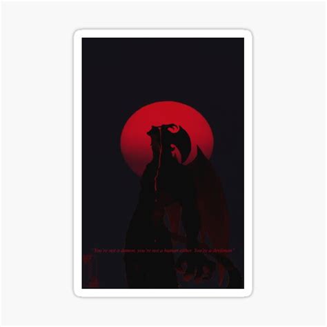 Devilman Crybaby Bloodmoon Sticker For Sale By Amy0823 Redbubble