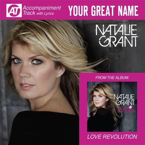 Your Great Name Accompaniment Track Natalie Grant Qobuz