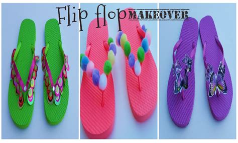 How I Decorate My Flip Flops Very Simple Flip Flop Diy Ideas Youtube