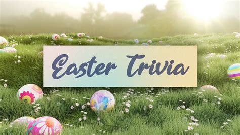 Easter Trivia Countdown 4 Jamesgrocho