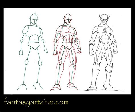 Drawing Of Superheroes Step By Step Warehouse Of Ideas