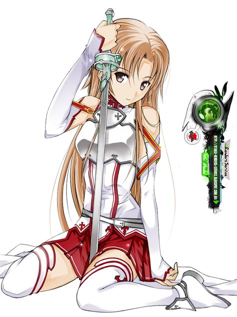 Sword Art Onlineasuna Yuuki Elegant Render Ors Anime Renders