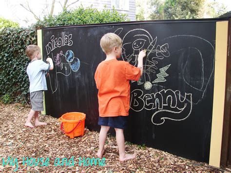 20 Outdoor Chalkboards For Playgrounds
