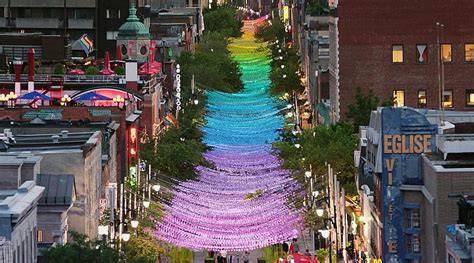 Montreal's Gay Village iconic pink balls are getting the rainbow ...