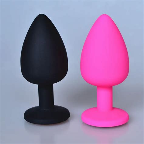 Medium Size 1pcs Sex Products Anal Toys Silicone Smooth Touch Colorful