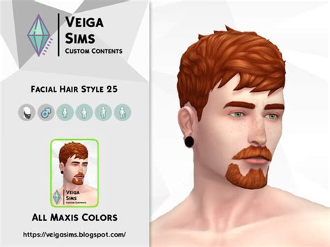Facial Hair Style 25 By Davidmtv At Tsr Sims 4 Updates