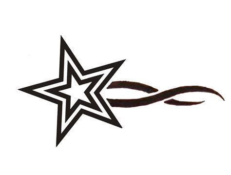 Design Simple Star Tattoo Clip Art Library