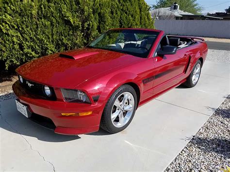 Candy Apple Red 2008 Ford Mustang Gt Cs Convertible For Sale