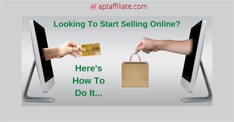 How To Sell Products Online From Home
