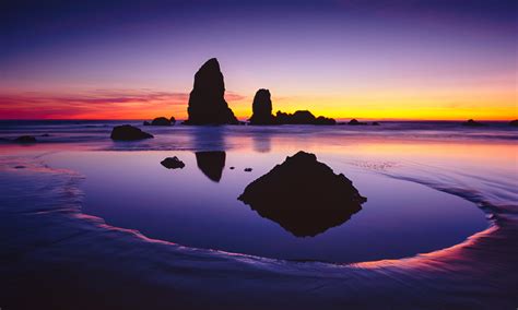 cannon beach landscape photograph Oregon coast