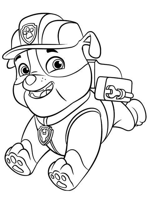 Imagenes De Paw Patrol Para Imprimir Y Colorear Pdf Dibujos De La