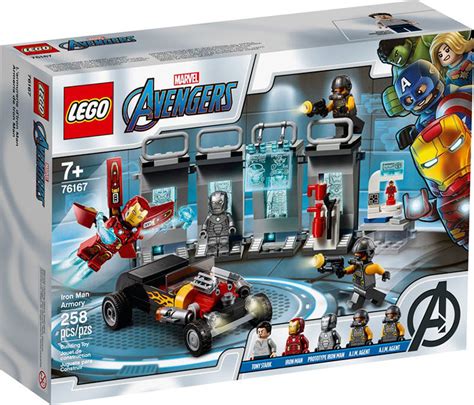 Lego Marvel 76167 Armería De Iron Man