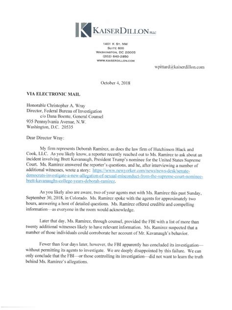 What happens when a file gets deleted. Letter to FBI Director Christopher Wray