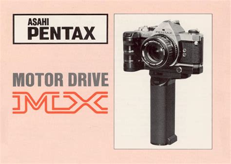 Pentax Mx Black With Motor Drive And Battery Grip