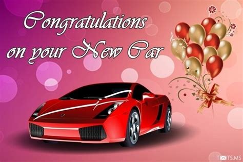 Congratulations For New Car Greetquote
