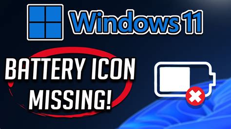 How To Fix Battery Icon Not Showing Missing From Taskbar On Windows
