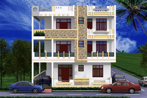 House plans 3d with layout plans home; 3D House View
