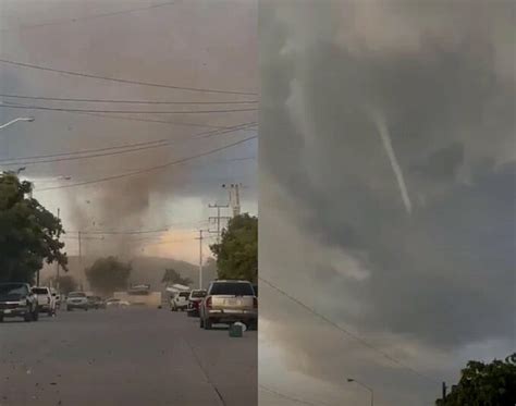 Video Un Tornado Azotó A Guamúchil Sinaloa México Causando