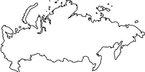 Outline Map Of Russia Printable Printable Maps Images