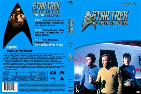 Star Trek Original Series Season Two Discs 5 7 Tv Dvd Custom