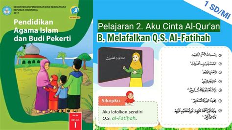 Pai Kelas 1 Pelajaran 2 Aku Cinta Al Quran Melafalkan Qs Al