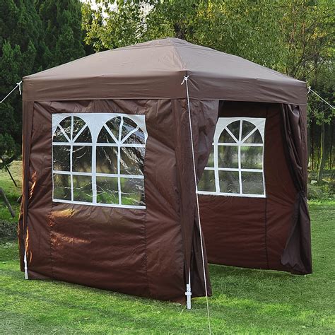 If you are struggling to find a versatile canopy that has meshed windows and sidewalls, then stop looking around. Outsunny 2mx2m Pop Up Gazebo Party Tent Canopy Marquee ...