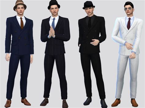 Noir Formal Suit By Mclaynesims At Tsr Sims 4 Updates