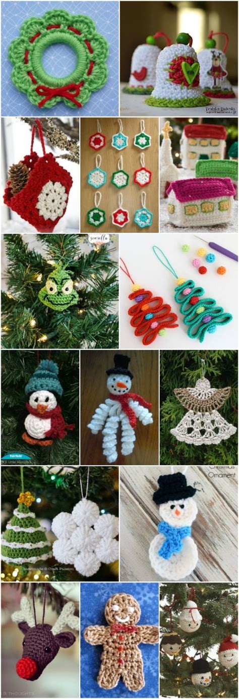 30 easy crochet christmas ornaments to decorate your tree diy and crafts