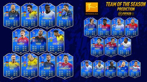 Starting 23 april, a new squad will be released every friday to celebrate the best players from select leagues. Bundesliga Team Of The Season : Teams Of The Season Best ...