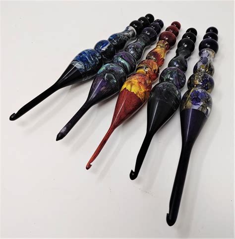 Hand Crafted Crochet Hooks Made From Exotic And Domestic Woods By