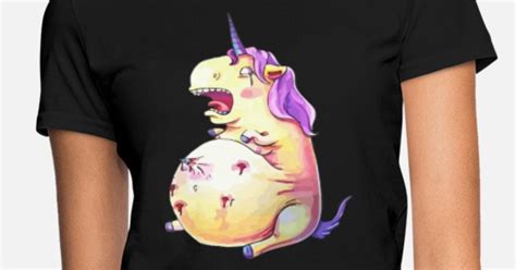 Pregnant Unicorn Womens T Shirt Spreadshirt