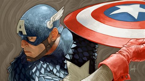 Download 1920x1080 Wallpaper Captain America Artwork Full Hd Hdtv